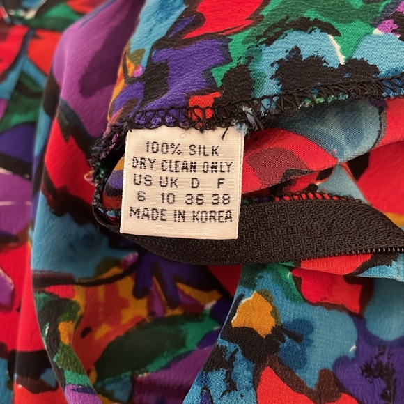 Nipon Boutique 2 Pc Set 100% Silk Fall Fabulous Sz 6 US - Picture 8 of 9